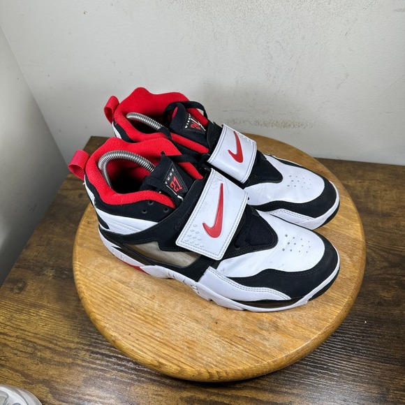 Nike Air Diamond Turf 49ers 2025 Men's Size 9 Black White Red Shoes FZ8224-100